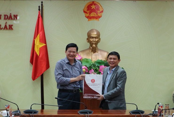 Đoàn Công tác của Ban Đổi mới và Phát triển doanh nghiệp Trung ương làm việc với tỉnh Đắk Lắk